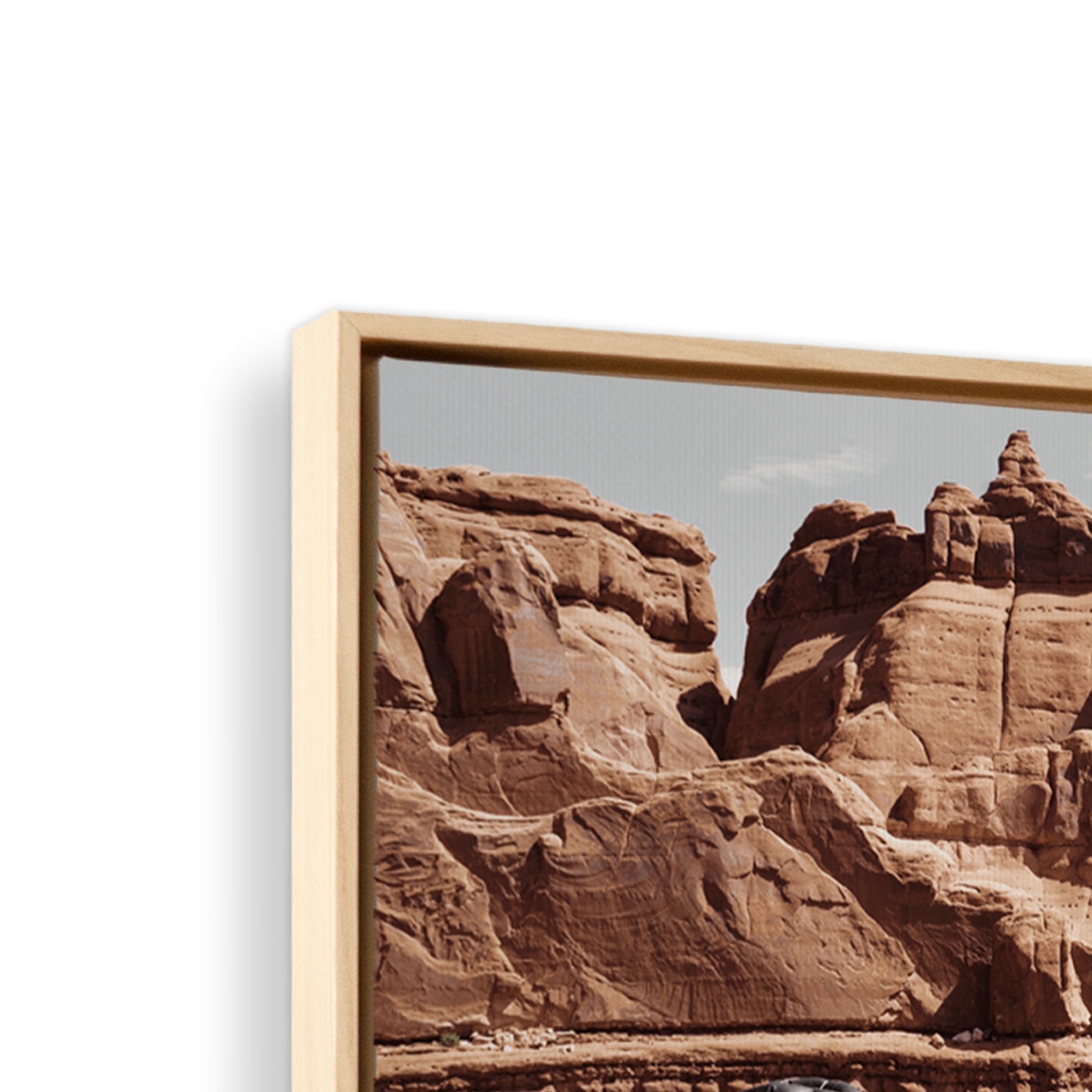 [color:American Maple], Picture of corner of frame