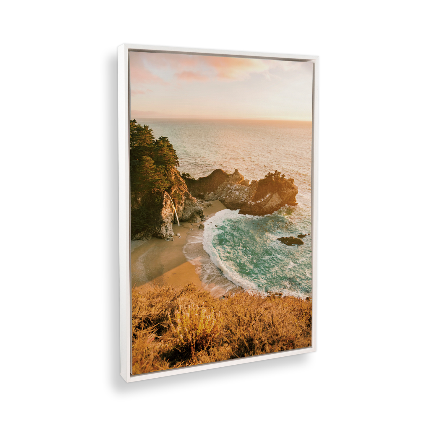 [color:Satin White], Picture of art at an angle