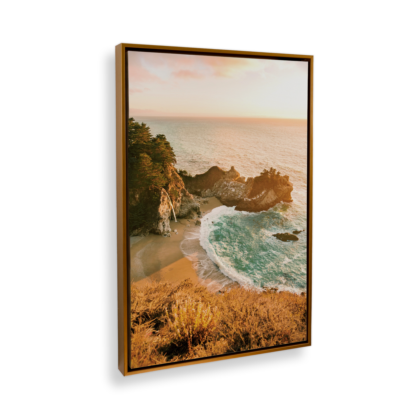 [color:Polished Gold], Picture of art at an angle