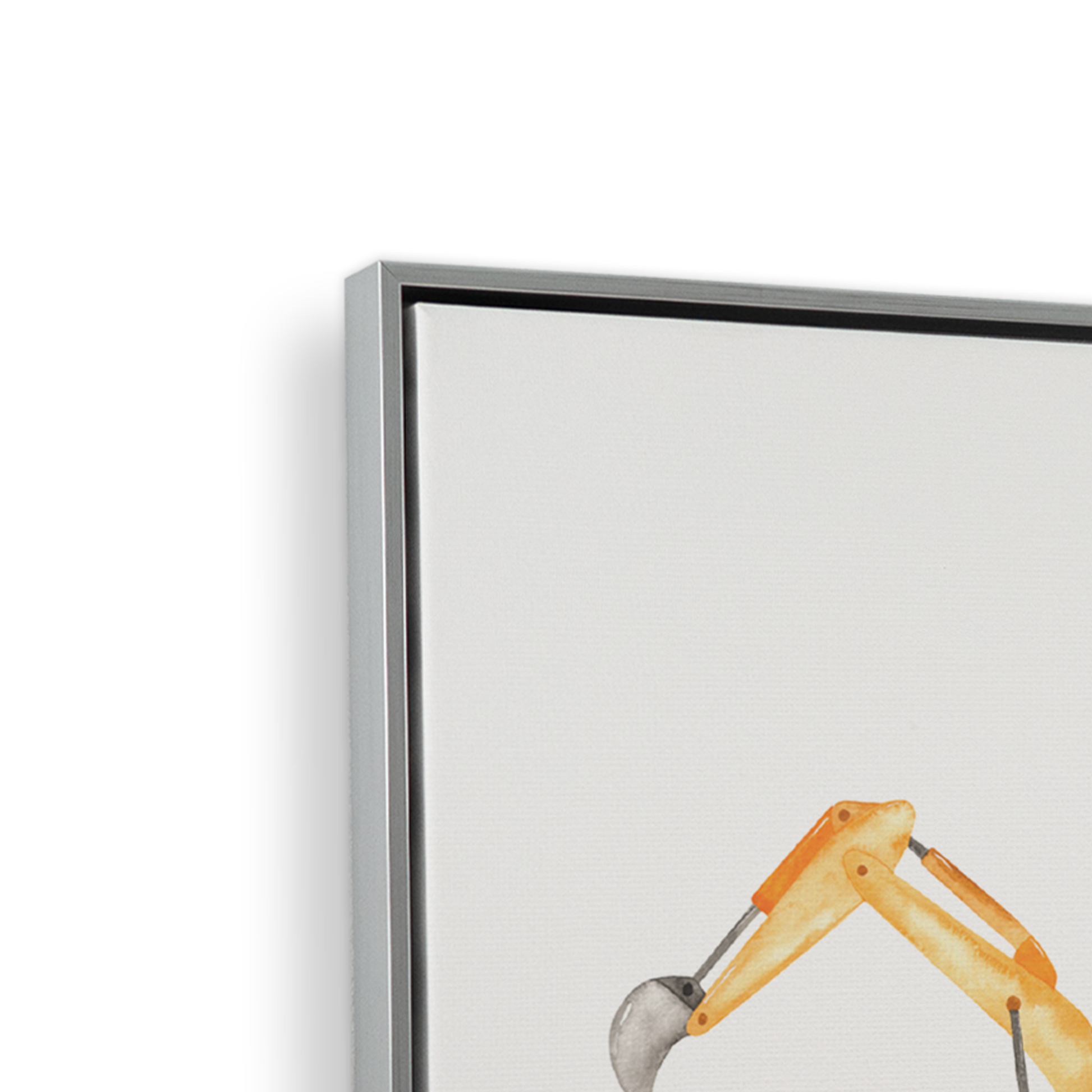 [color:Polished Chrome], Frame corner detail