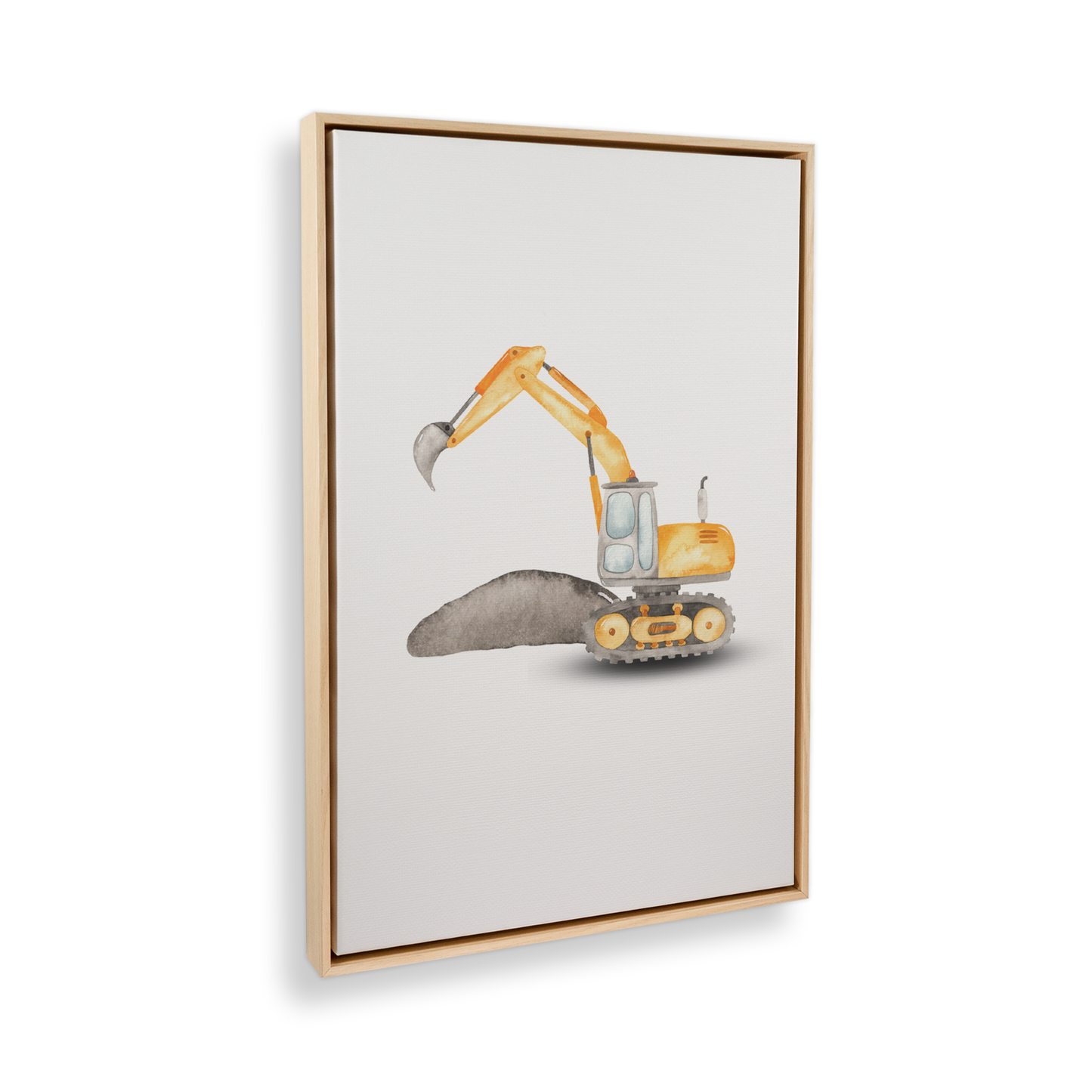 [color:American Maple], Picture of art in a black frame at angle