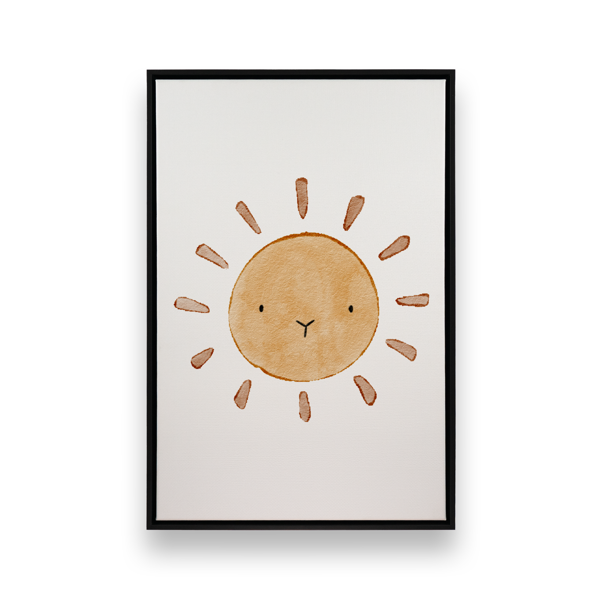 [color:Satin Black], Picture of art in a black frame