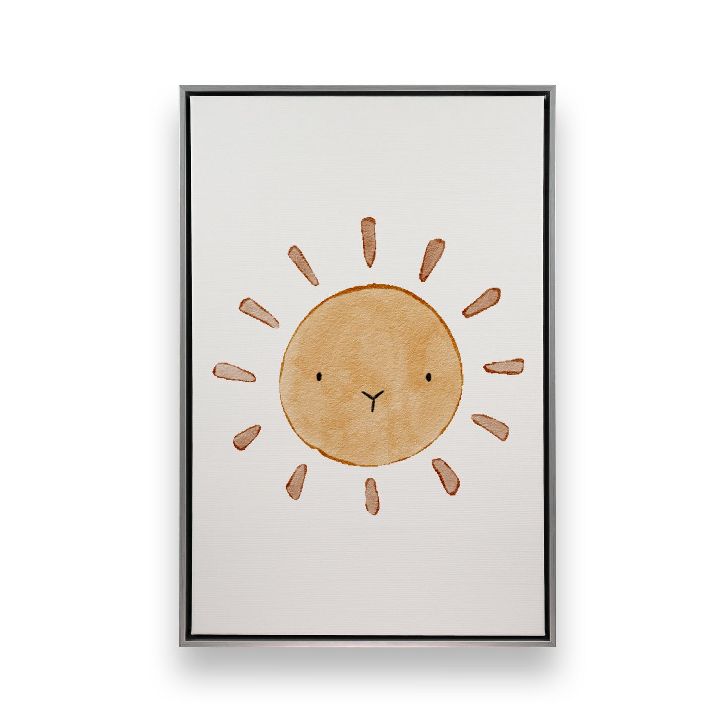 [color:Polished Chrome], Picture of art in a black frame