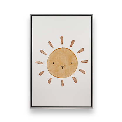 [color:Polished Chrome], Picture of art in a black frame