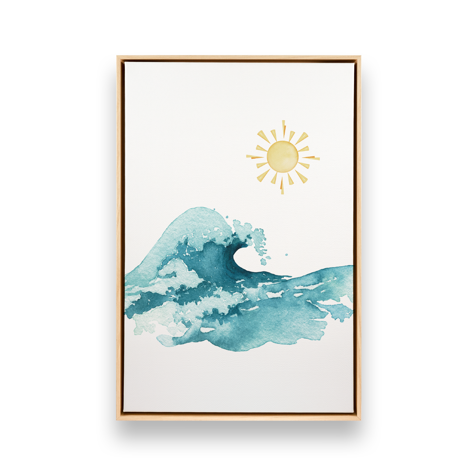 [color:American Maple], Picture of art in a black frame