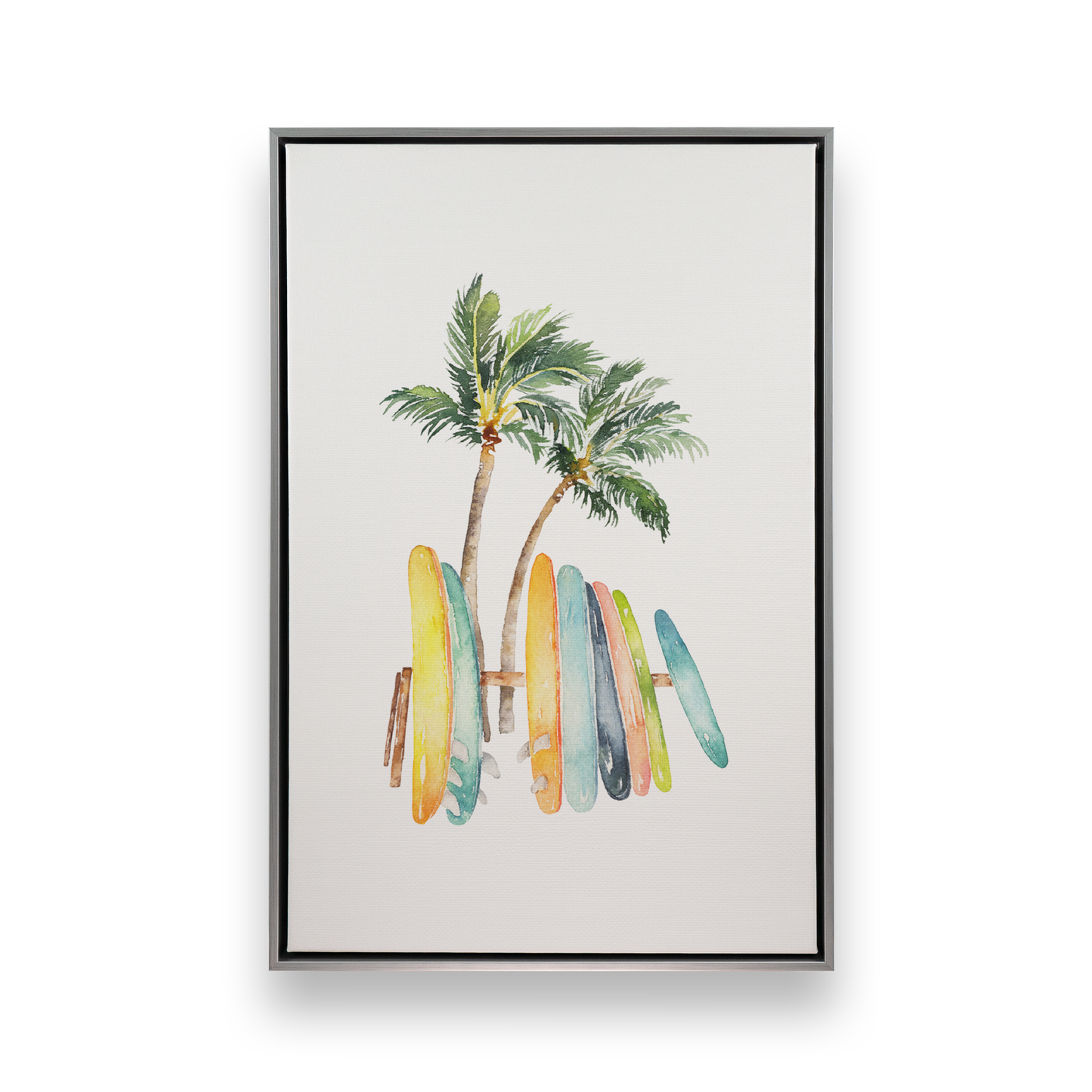[color:Polished Chrome], Picture of art in a black frame