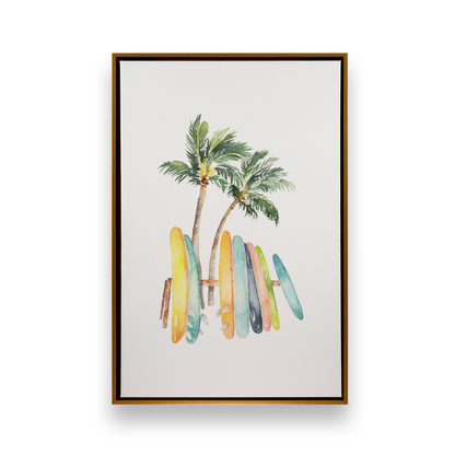 [color:Polished Gold], Picture of art in a black frame