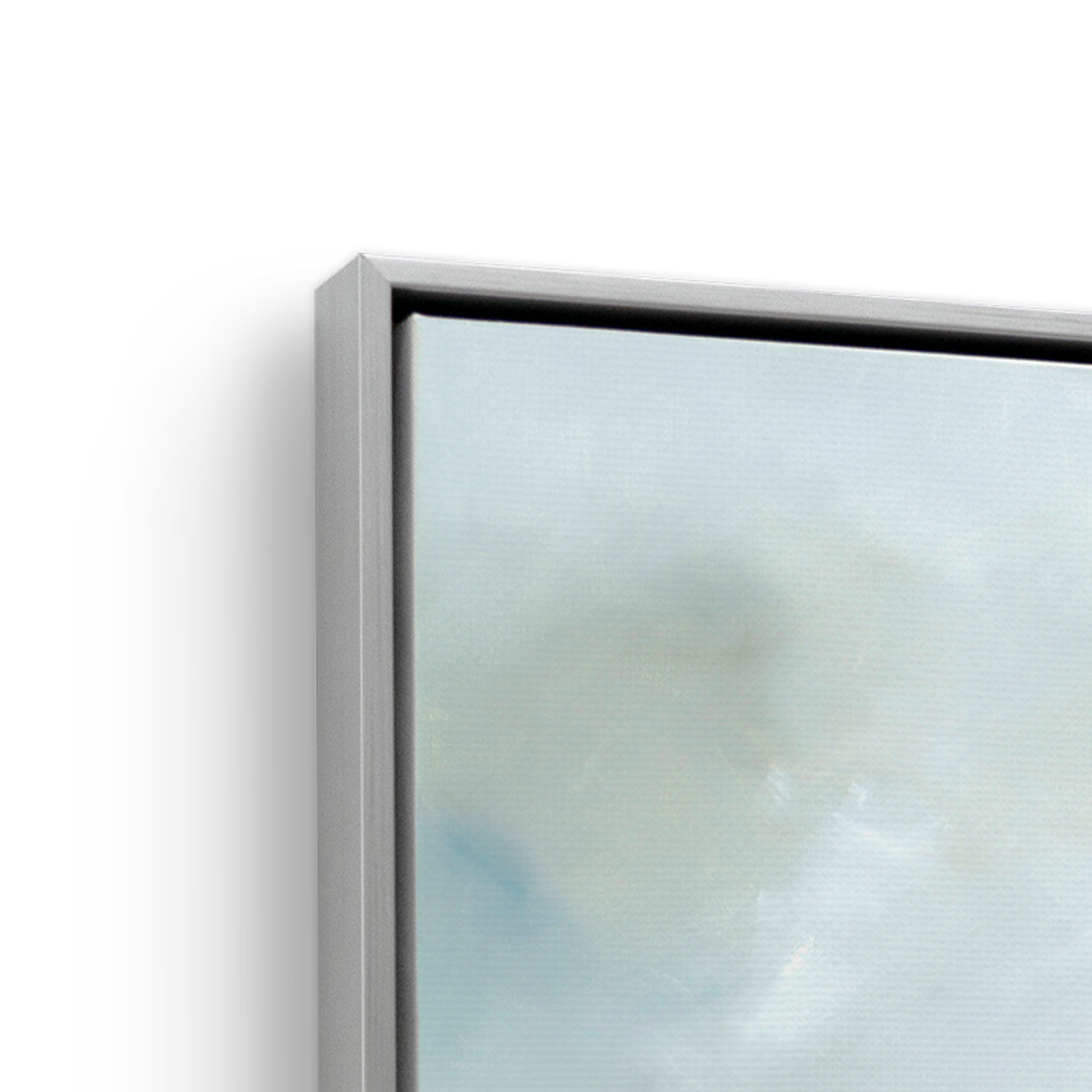 [color:Polished Chrome],[shape:square], Frame corner detail