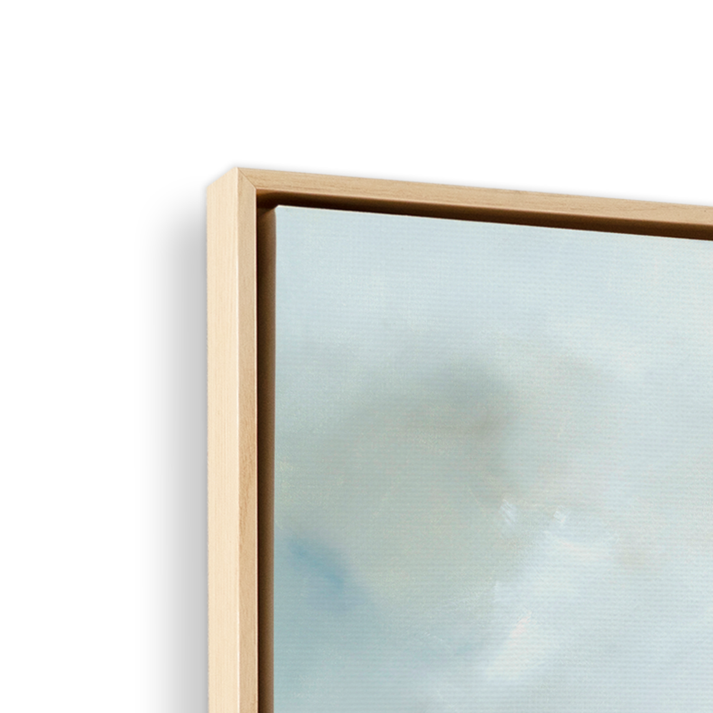 [color:American Maple],[shape:square], Frame corner detail
