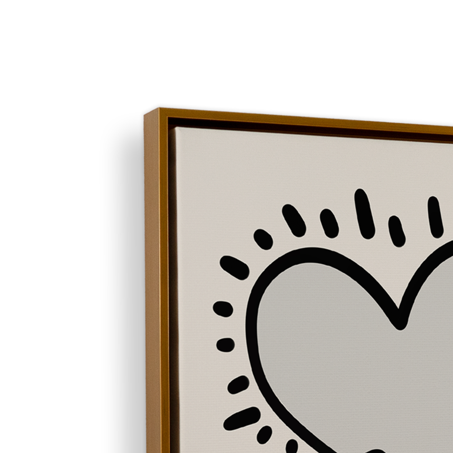 [color:Polished Chrome], Picture of art on Canvas Side