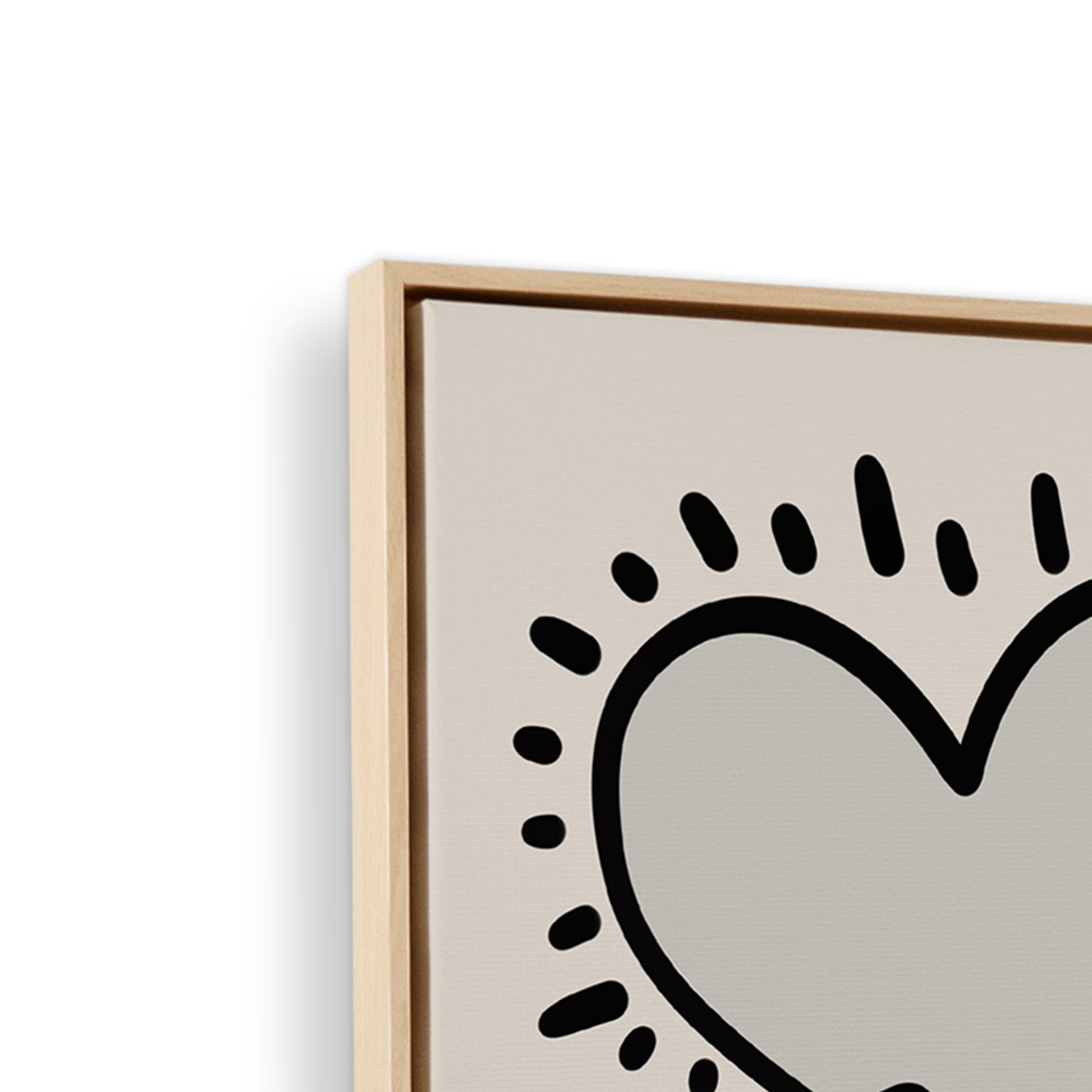 [color:Polished Gold], Picture of art on Canvas Side