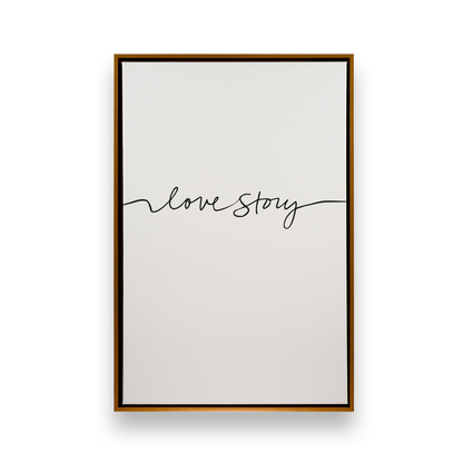 [color:Polished Gold], Picture of art in a black frame