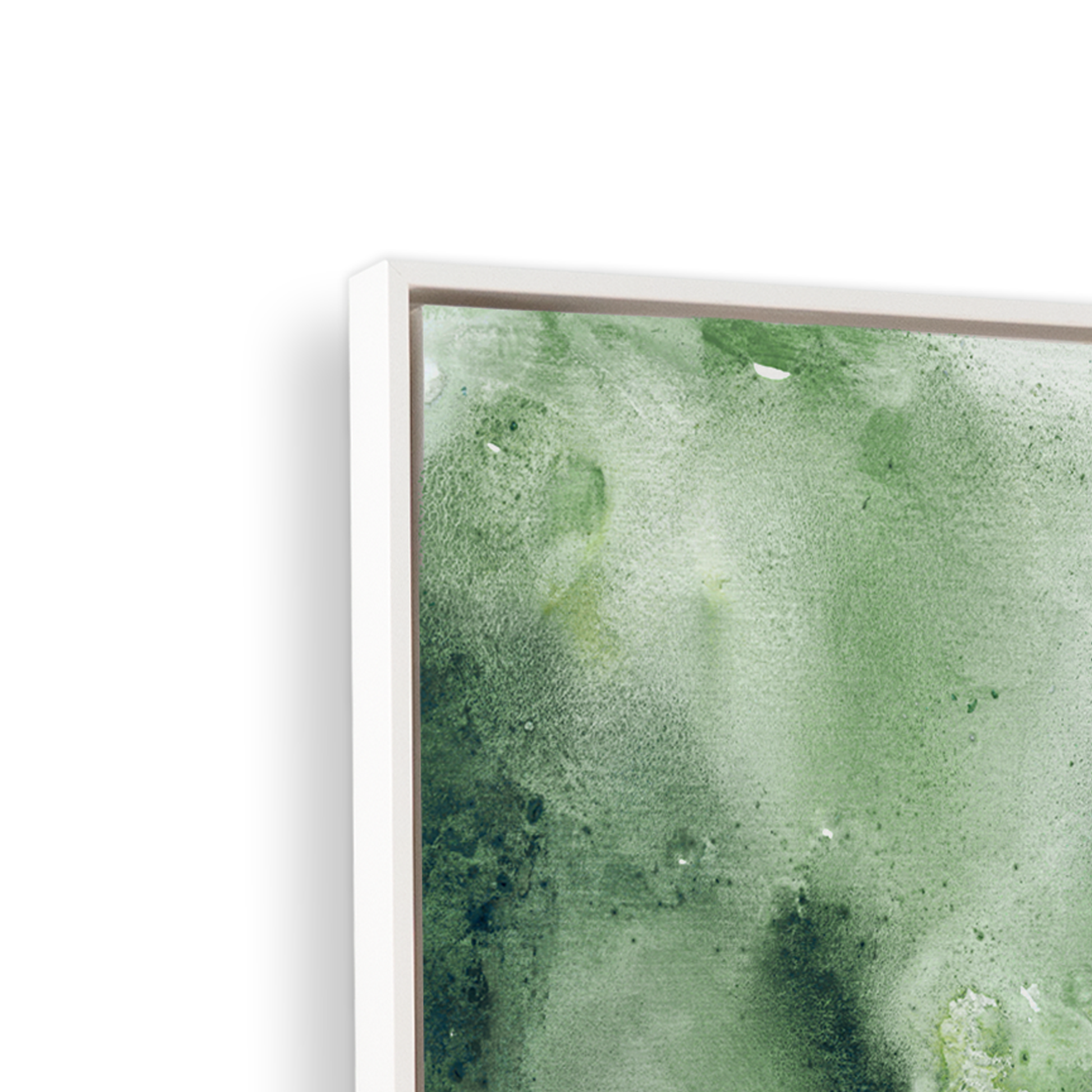 [color:Satin White], Picture of corner of frame