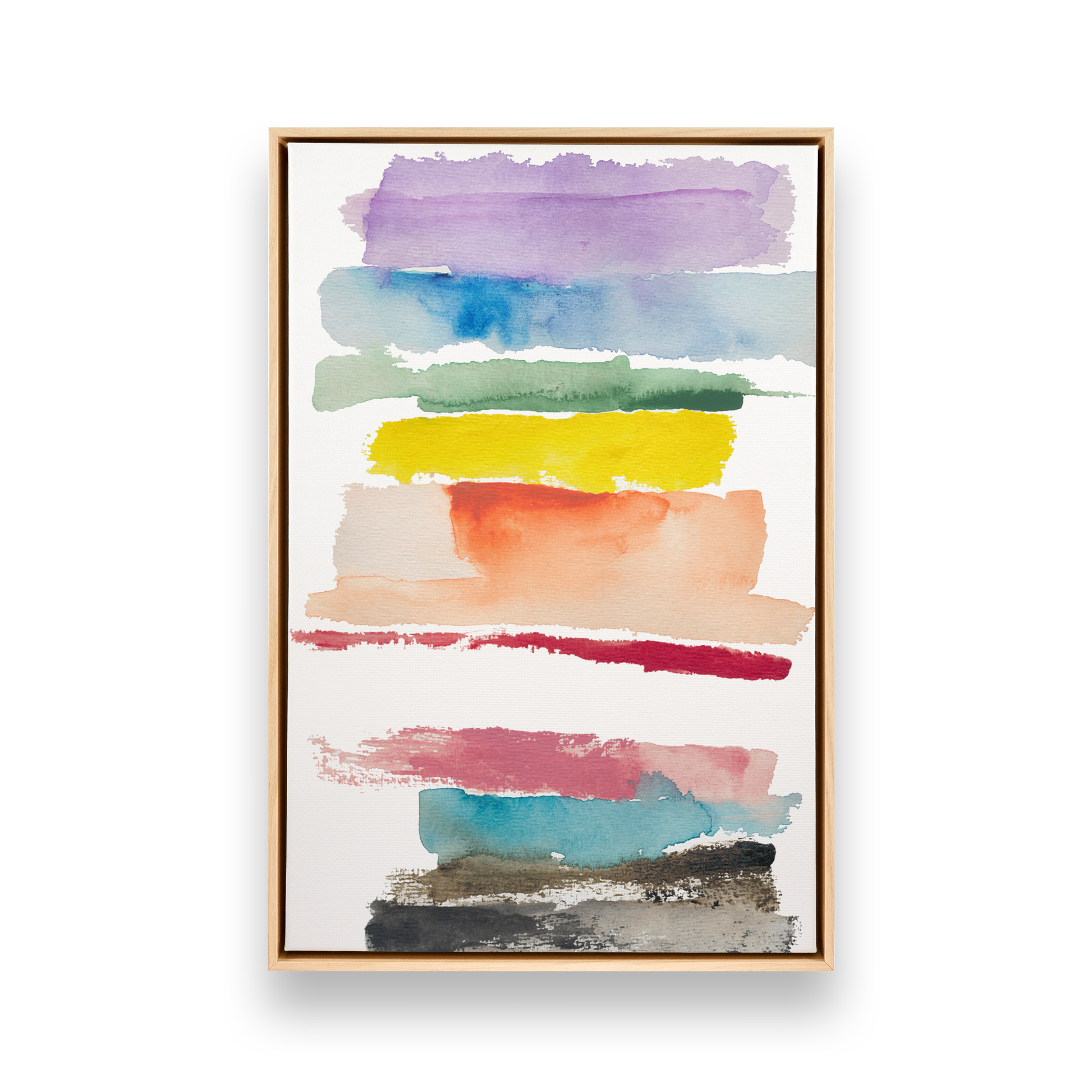 [color:American Maple], Picture of art in a black frame