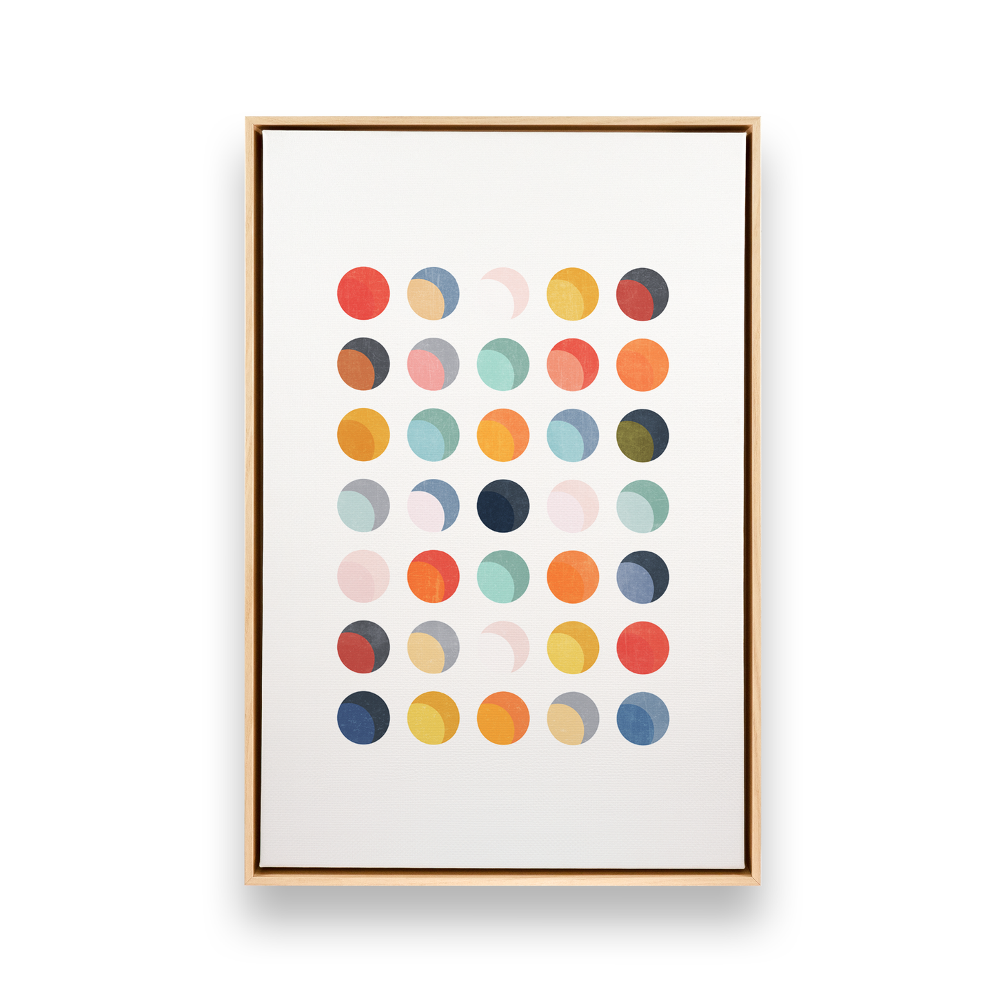 [color:American Maple], Picture of art in a black frame