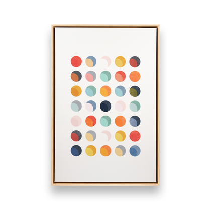 [color:American Maple], Picture of art in a black frame