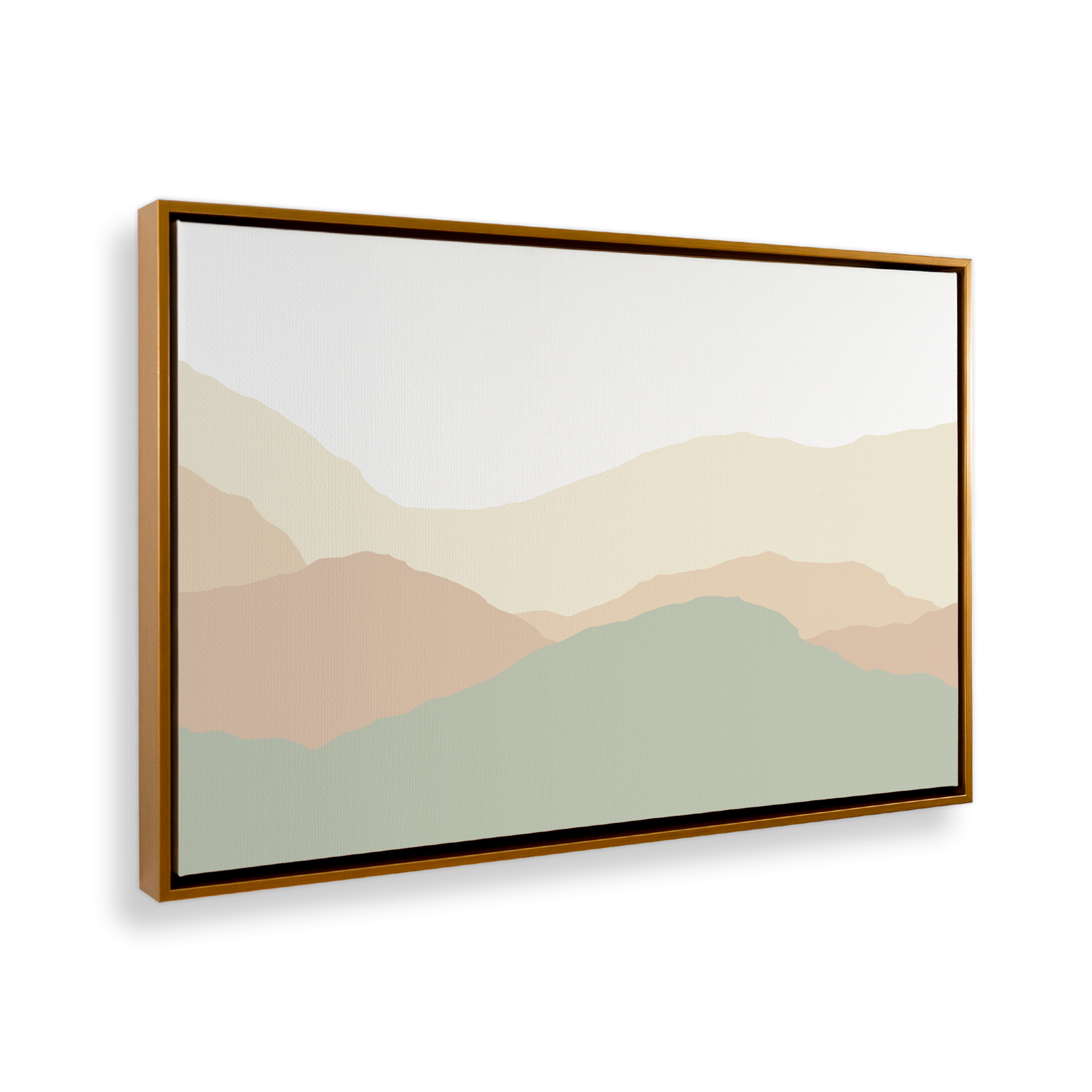 [color:Polished Gold], Side view showing the frame detail
