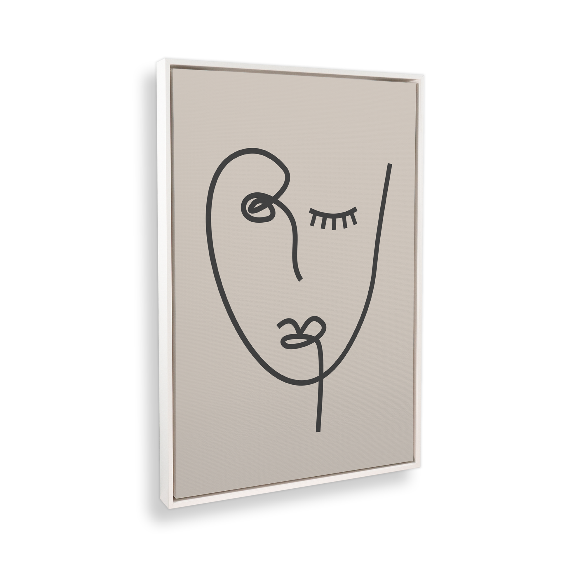 [color:Opaque White], Side view showing the frame detail