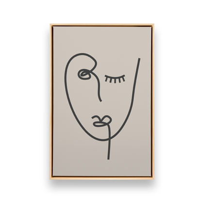 [color:American Maple], Picture of art in a black frame