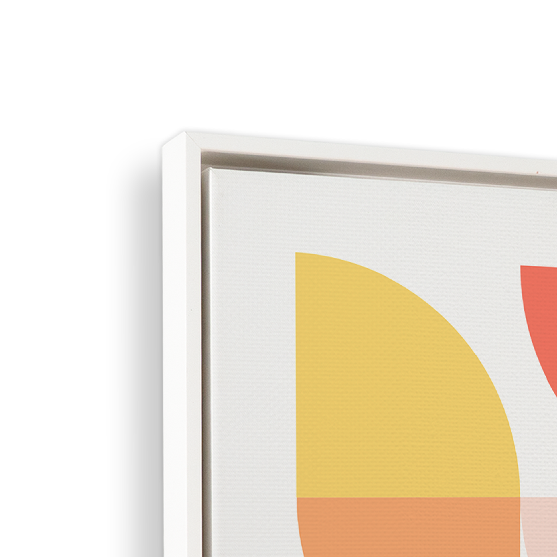 [color:Opaque White], Corner of the picture frame