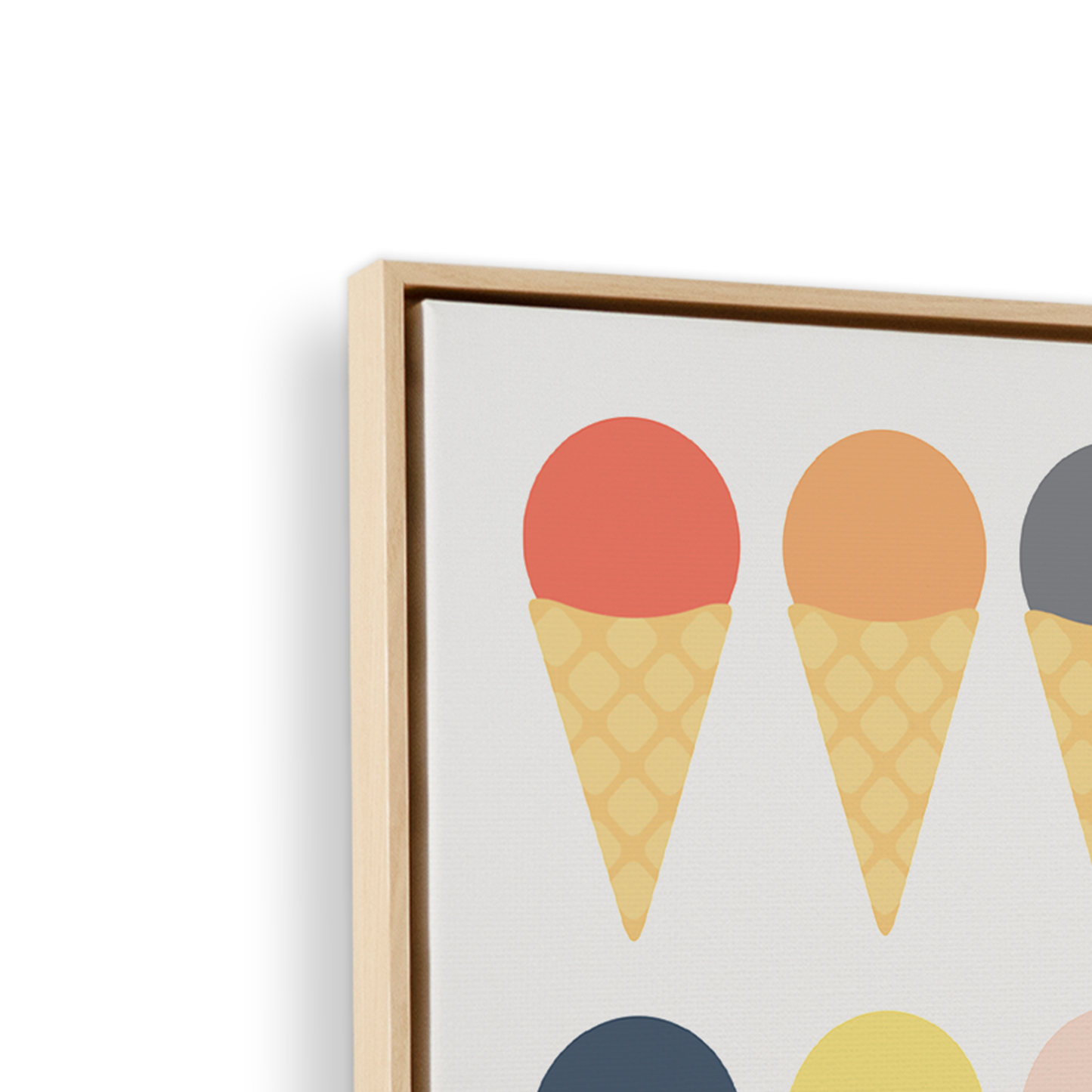[color:American Maple], Corner of the picture frame