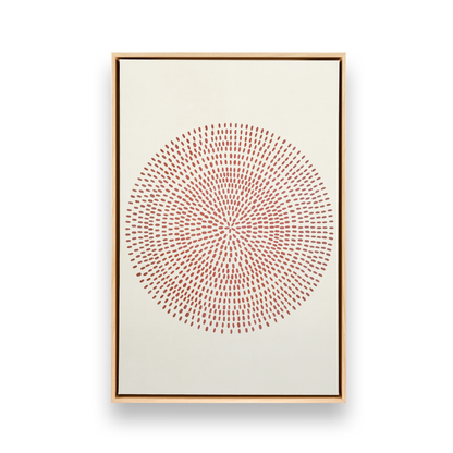 [color:American Maple], Picture of art in a black frame