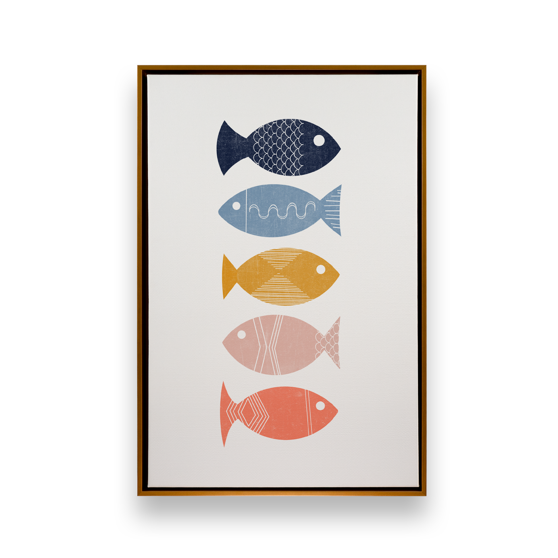 [color:Polished Gold], Picture of the second print in a black frame