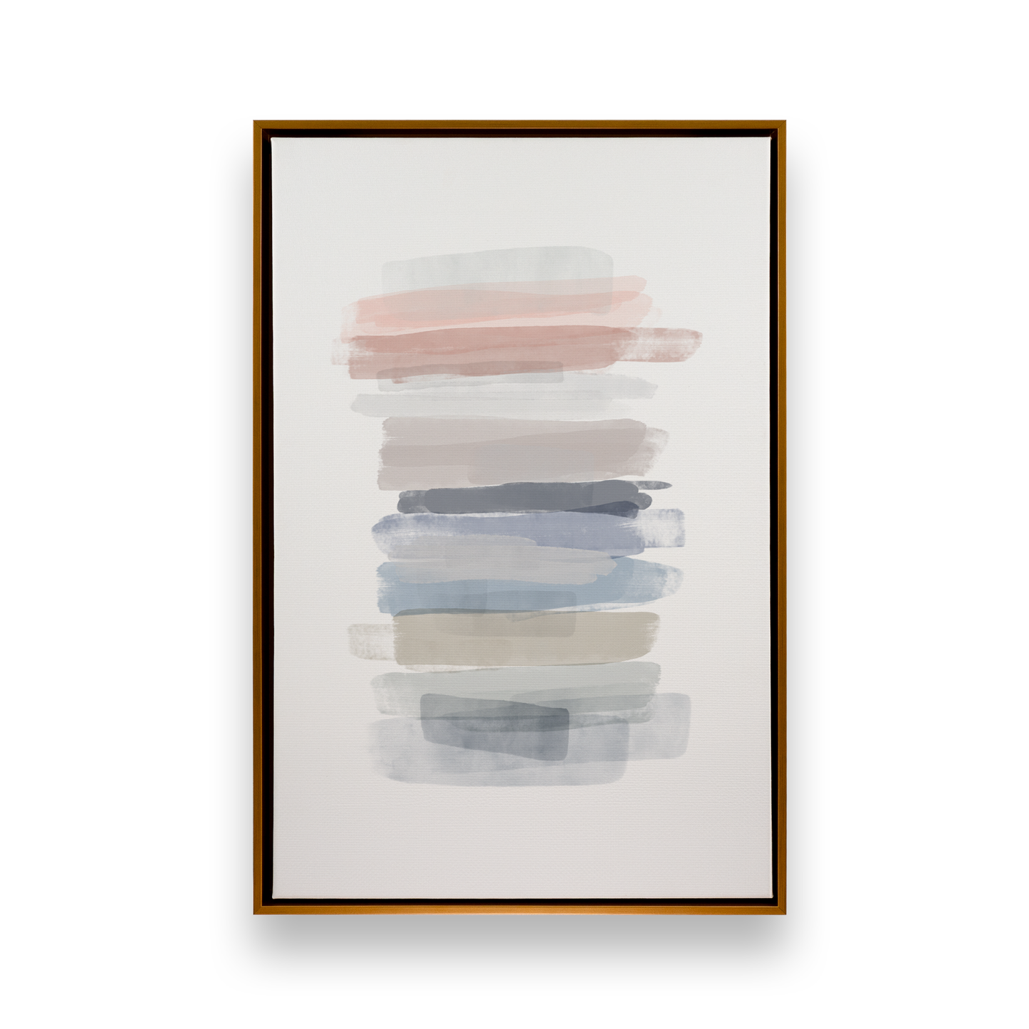 [color:Polished Gold], Picture of the first print in a black frame
