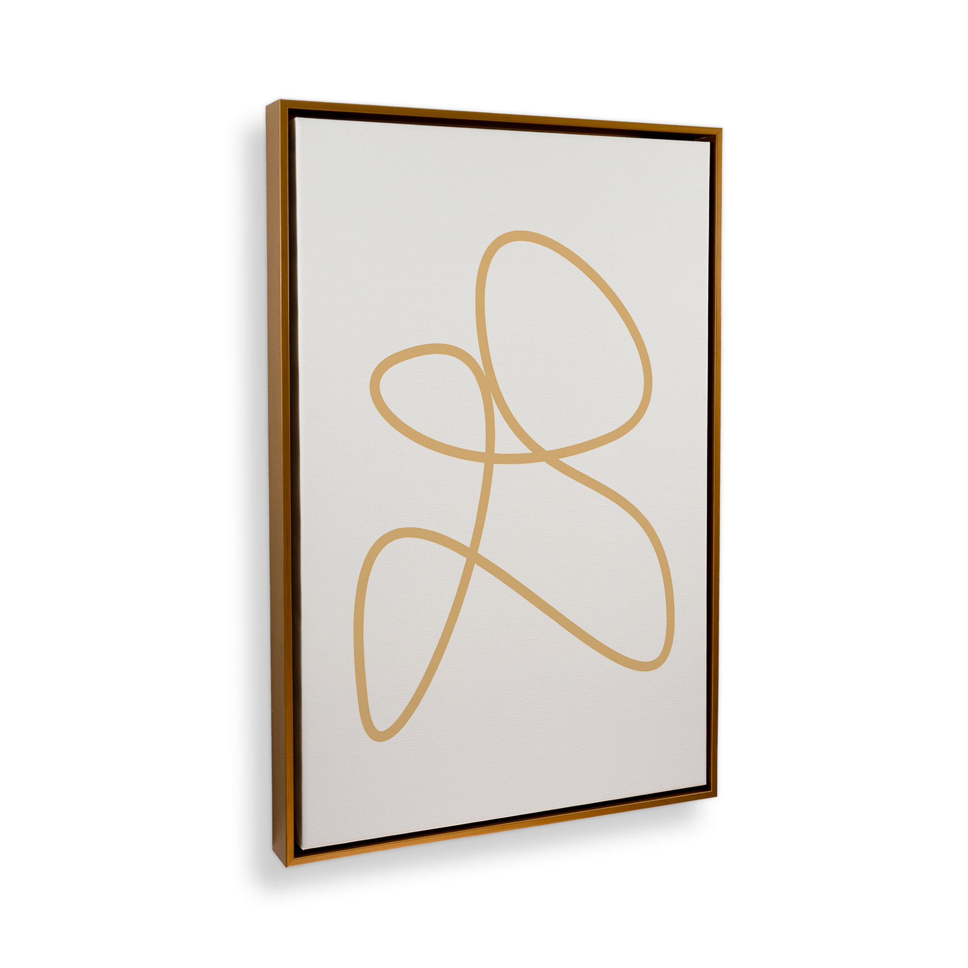 [color:Polished Gold], Side view showing the frame detail