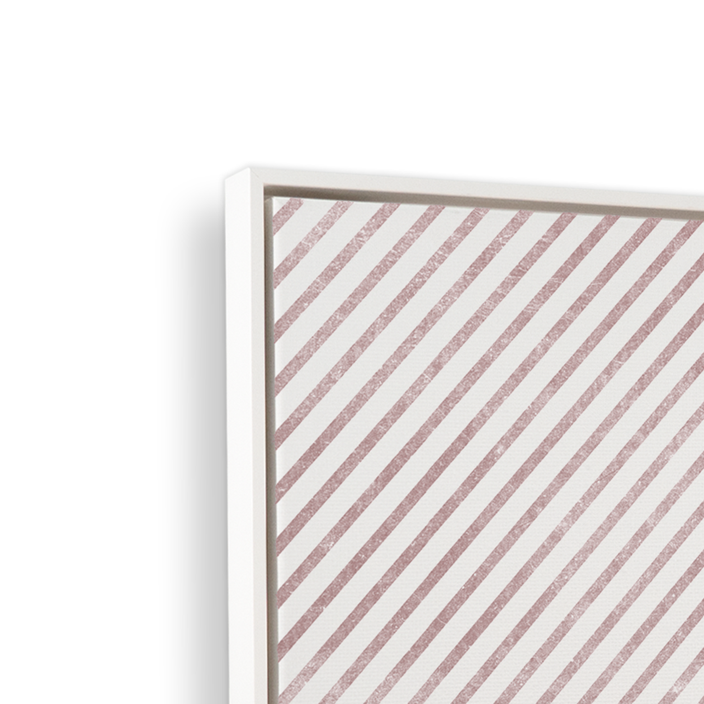 [color:Opaque White], Side view showing the frame detail with the set of 2 prints