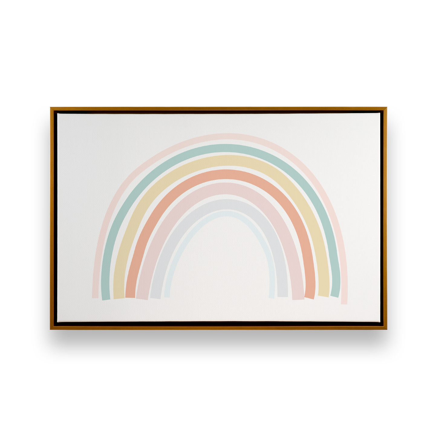 [color:Polished Gold], Picture of art in a black frame