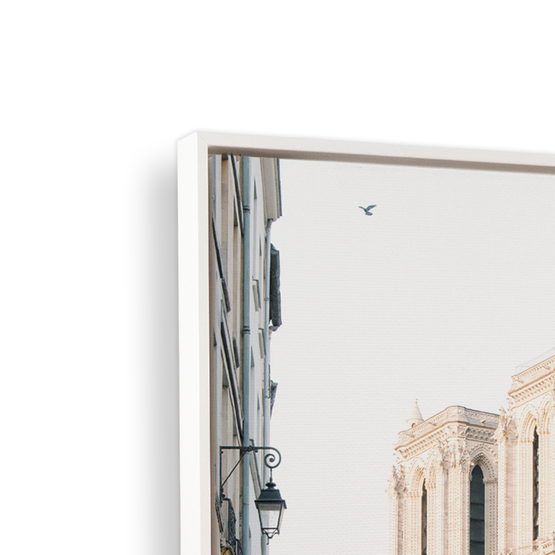[color:Satin White], Picture of corner of frame