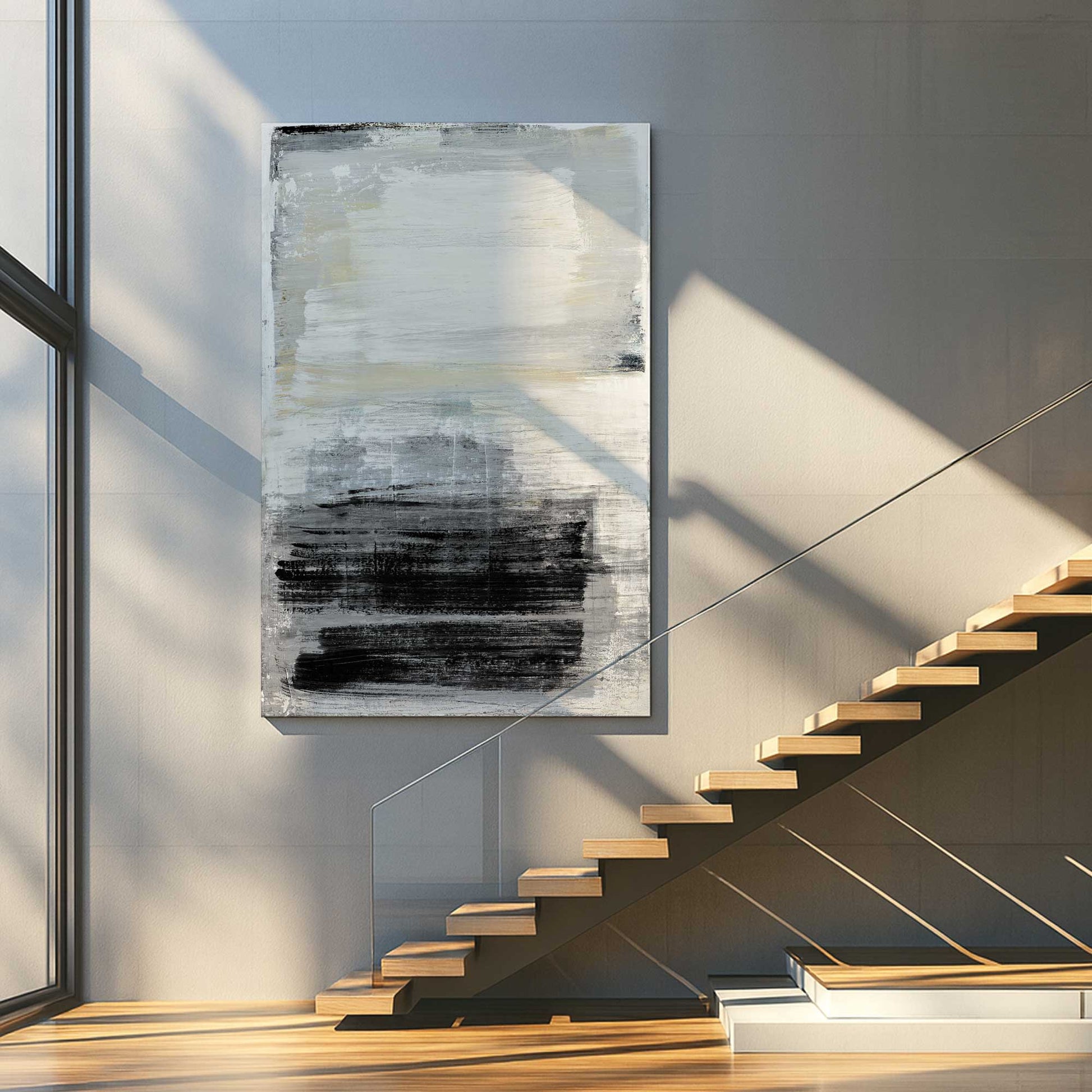 [Color:Stretched Canvas], Picture of art in a room