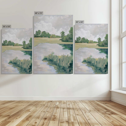 [Color:Stretched Canvas], Image showing the size comparisons