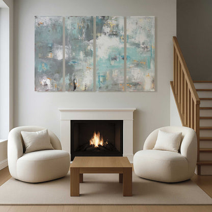 [Color:Stretched Canvas], Picture of art in a room