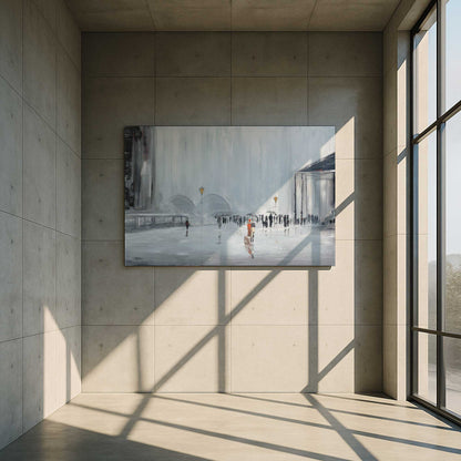 [Color:Stretched Canvas], Picture of art in a room
