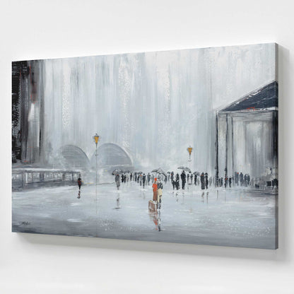 [Color:Stretched Canvas], Picture of art at an angle