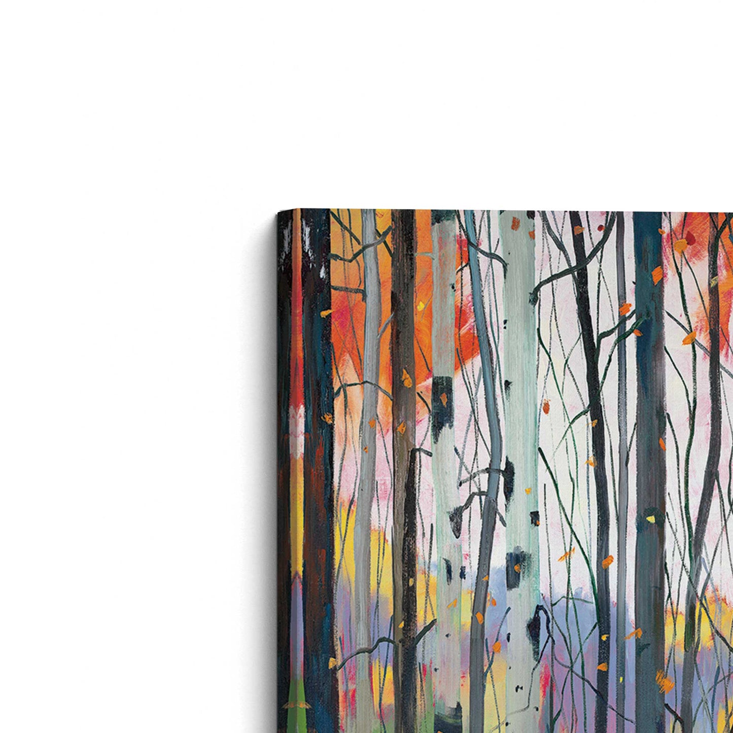 [Color:Stretched Canvas], Picture of the corner of the art