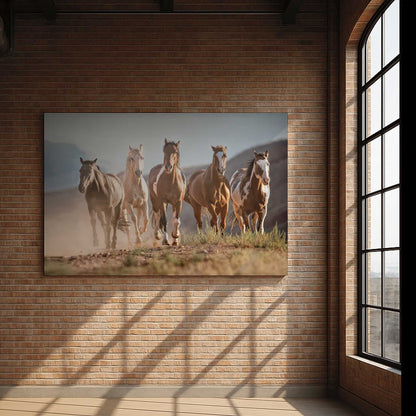 [Color:Stretched Canvas], Picture of art in a room