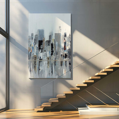 [Color:Stretched Canvas], Picture of art in a room