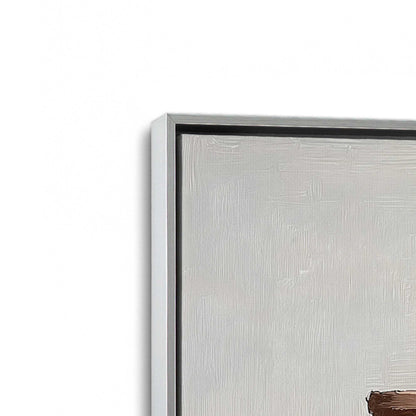 [Color:Polished Chrome], Picture of art in a Polished Chrome frame at an angle