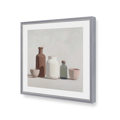 [Color:Polished Chrome], Picture of art in a Polished Chrome frame of the corner