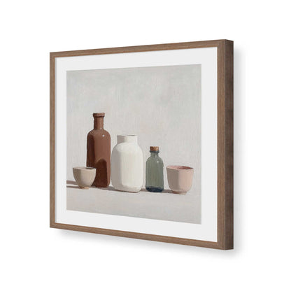 [Color:Walnut], Picture of art in a Walnut frame of the corner