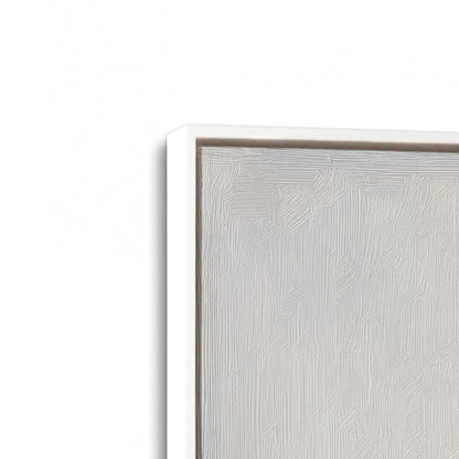 [Color:Opaque White], Picture of art in a White frame at an angle