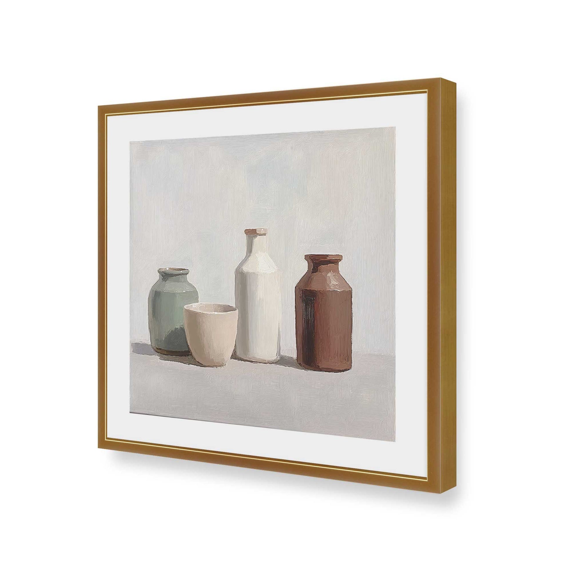 [Color:Polished Gold], Picture of art in a Polished Gold frame of the corner
