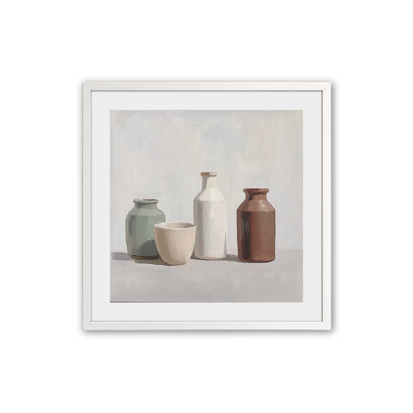 [Color:Opaque White], Picture of art in a Opaque White frame