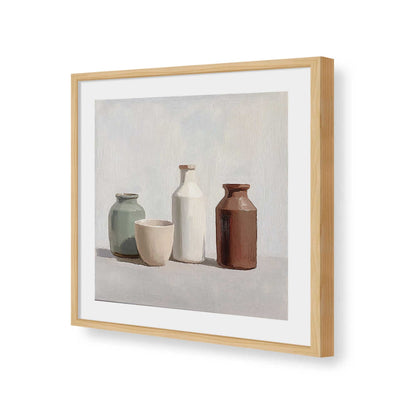 [Color:American Maple], Picture of art in a American Maple frame of the corner