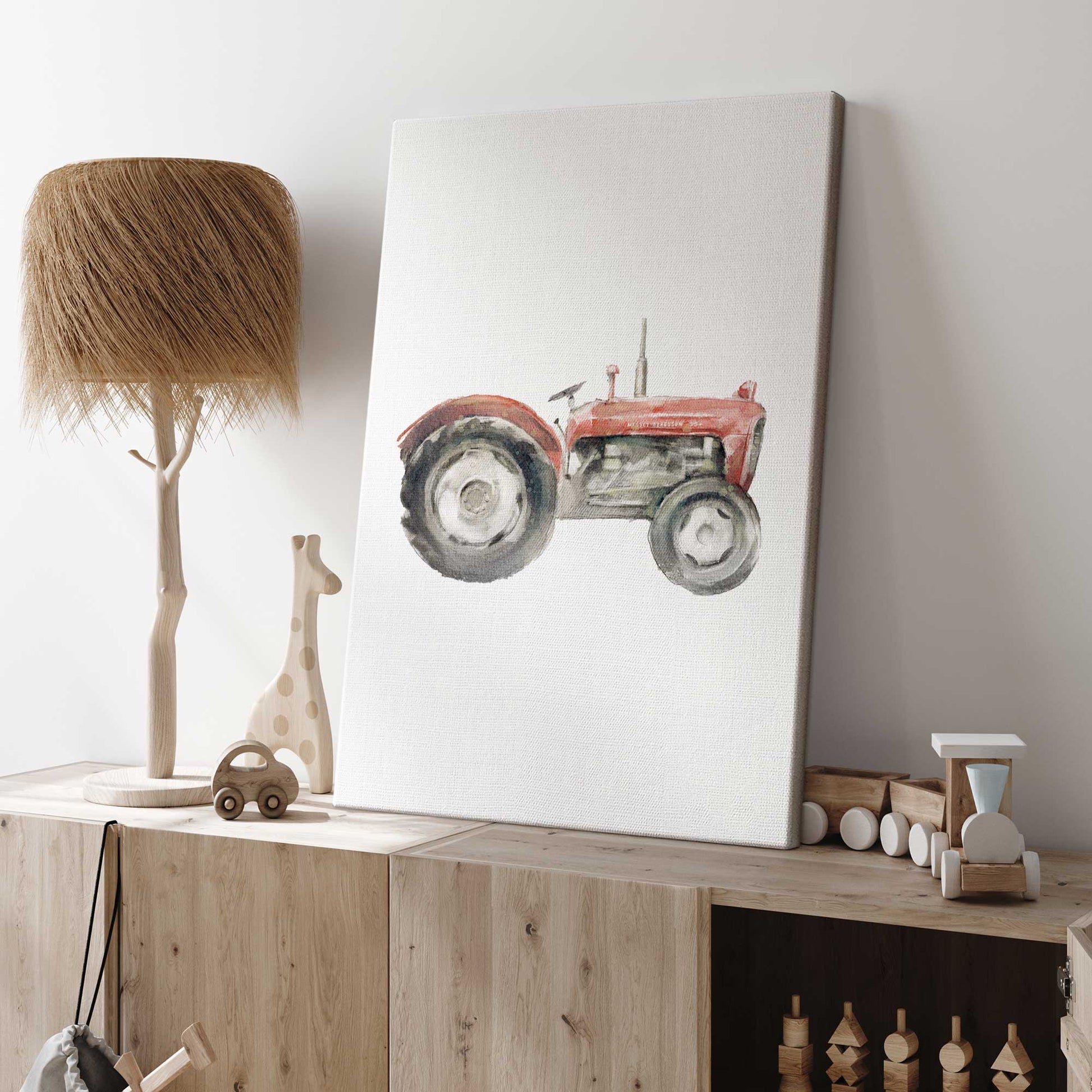 [color:Stretched Canvas], Picture of art on wall