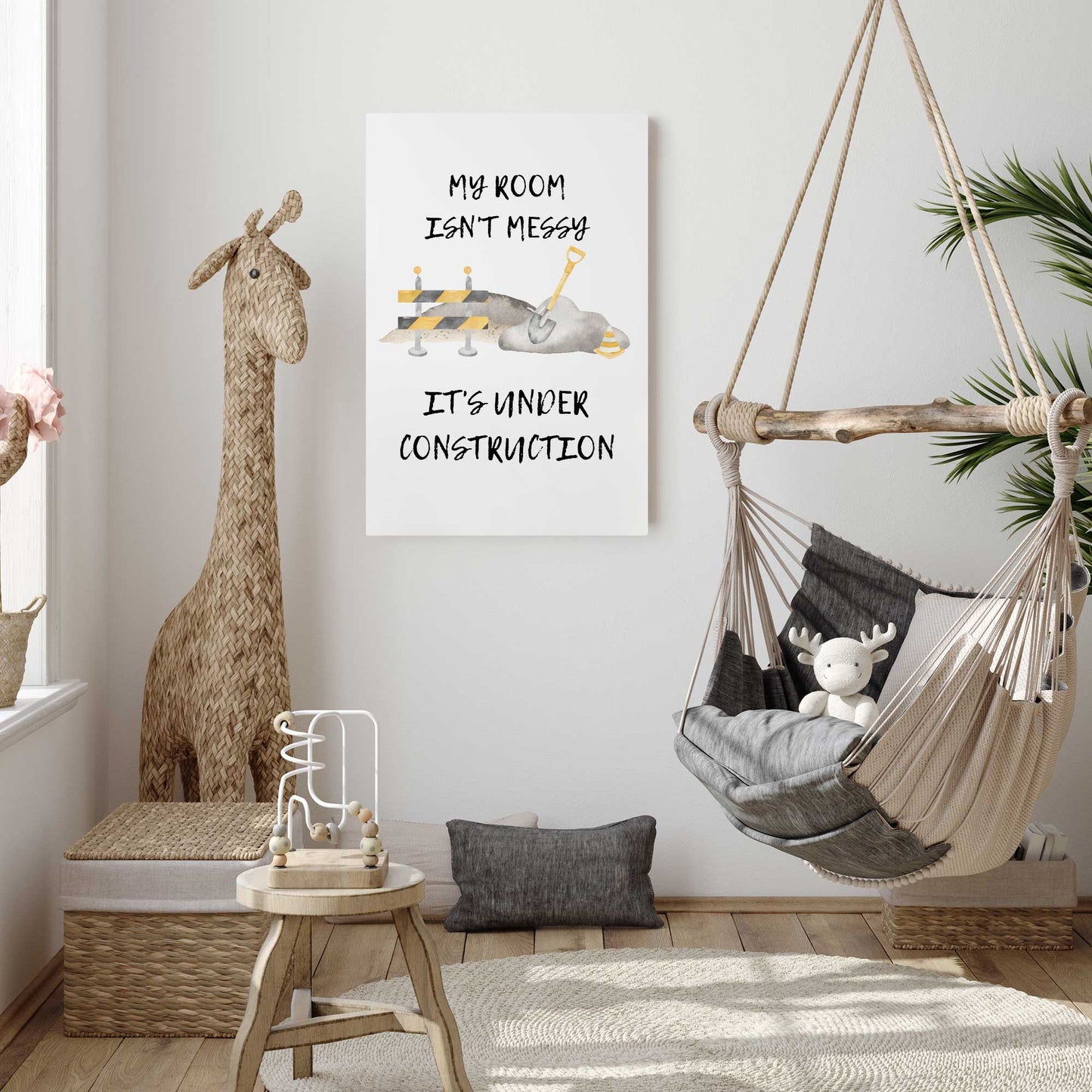 [color:Stretched Canvas], Picture of art on wall