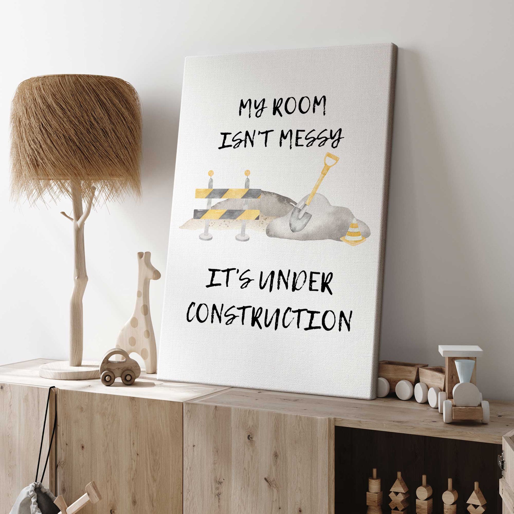 [color:Stretched Canvas], Picture of art on wall